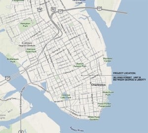 Map of Charleston Area & BI Office